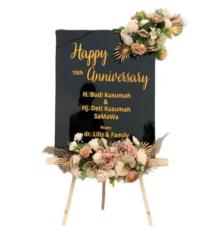 Papan Bunga Akrilik Candiwulan